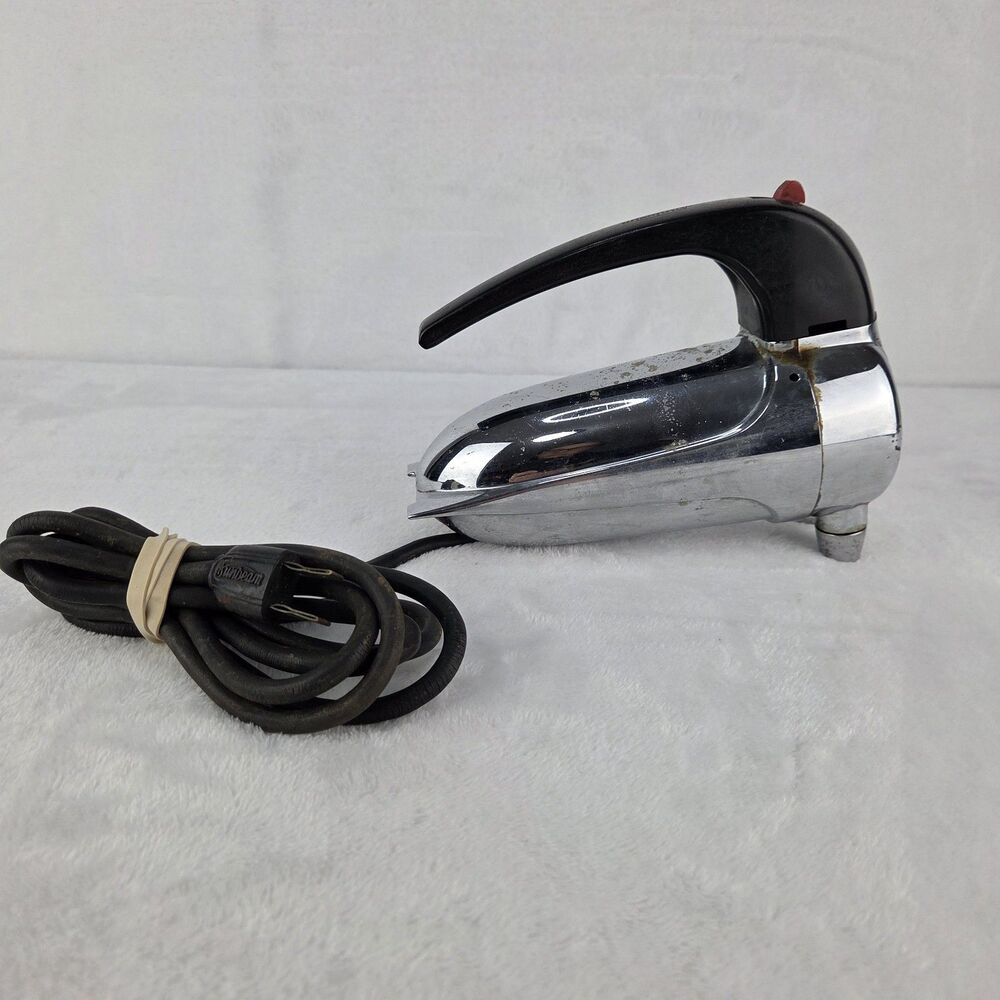 Vintage Sunbeam Mixmaster Junior Model JC Hand Mixer No Beaters Tested Works MCM